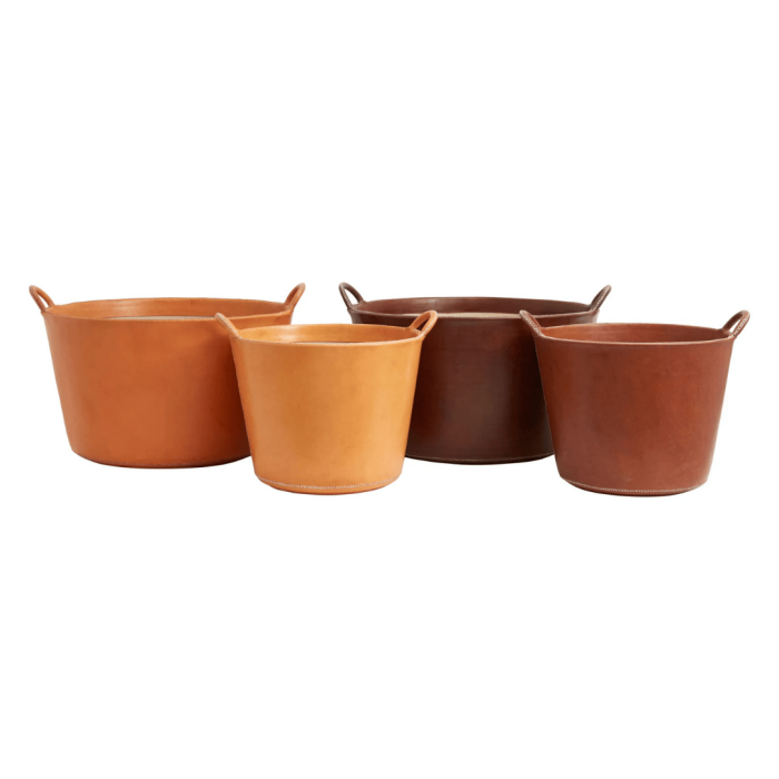 Jayson Home Leather Bins