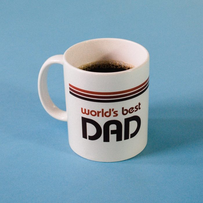 World’s Best Dad Mug, Throw Back