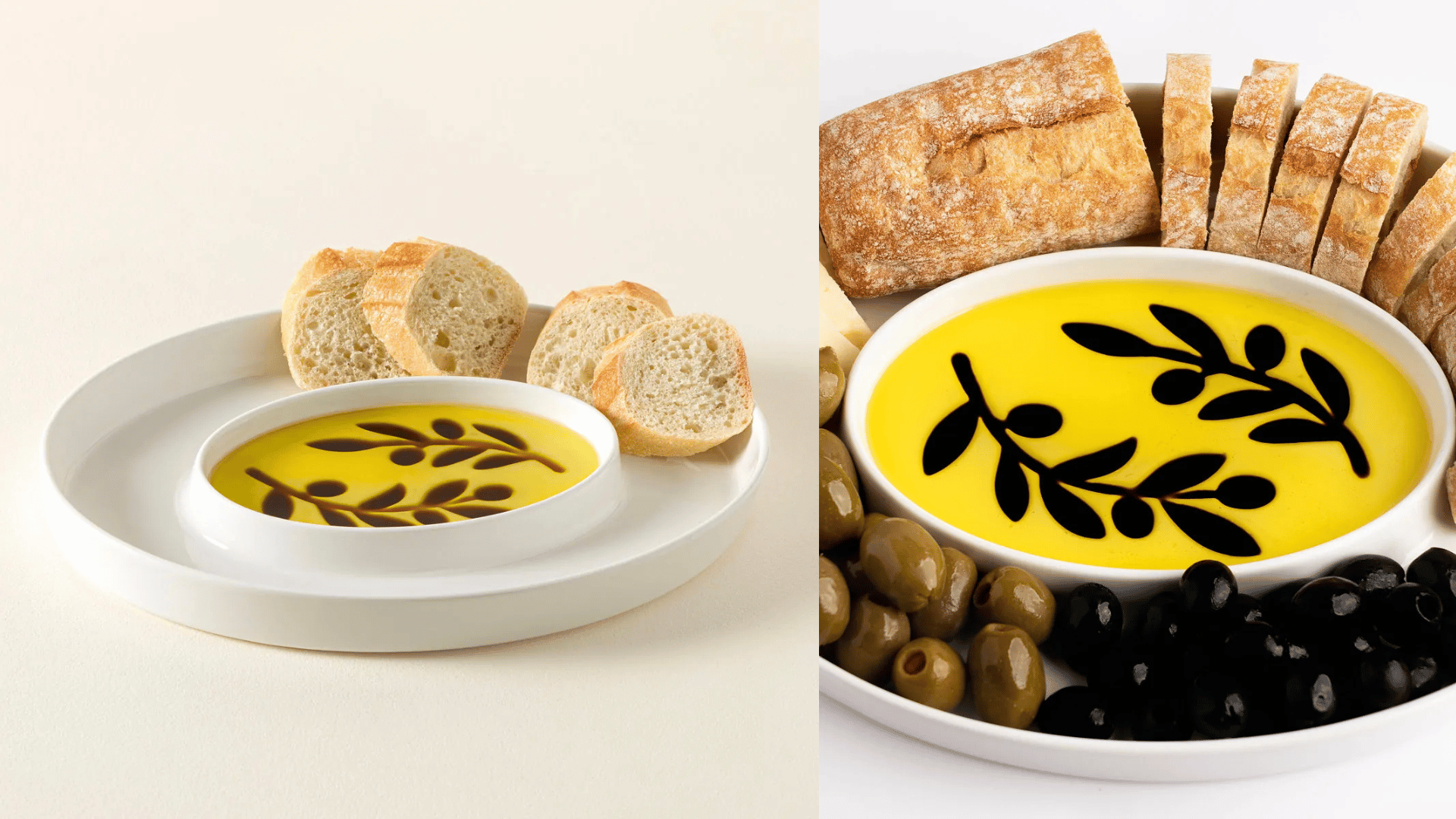 Uncommon Goods Olive Oil & Vinegar Dipping Tray
