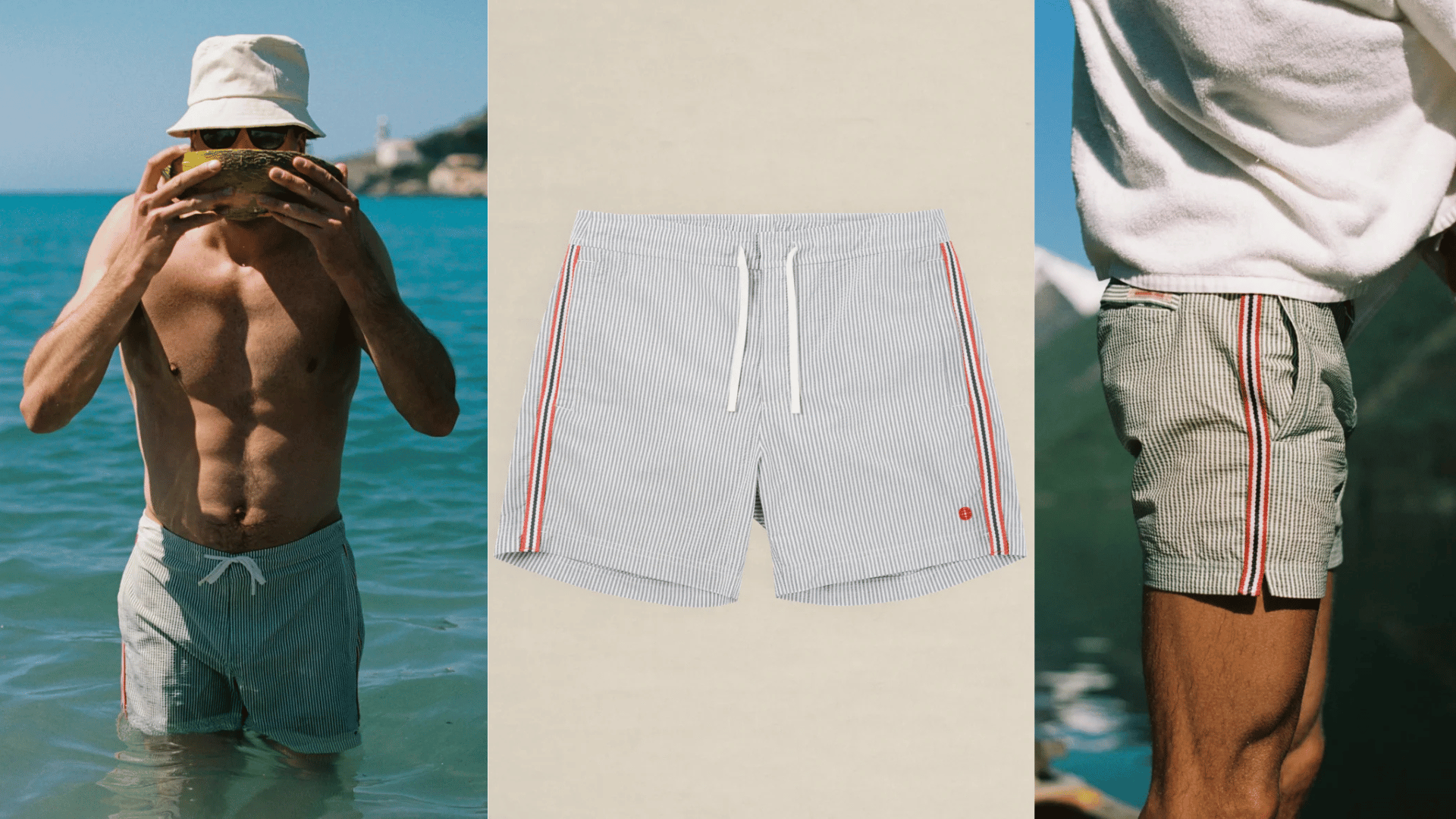AMUNDSEN Soak Swim Trunk in Lichen Green