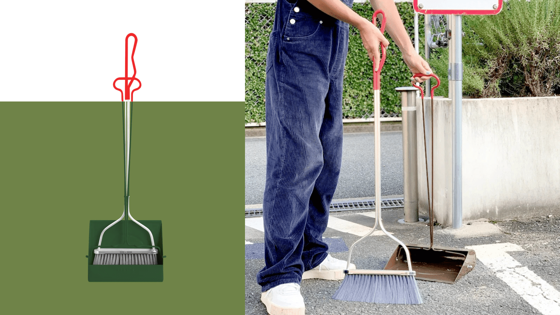 Smiley Dust Broom Set