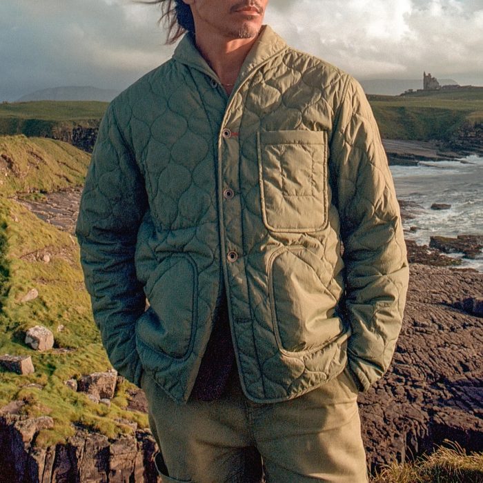 Imperfects Shepherds Shirt in Quilted Nylon