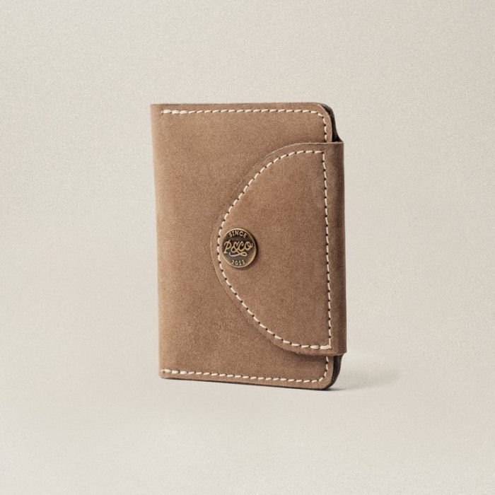 P and Co Mesa Nubuck Wallet