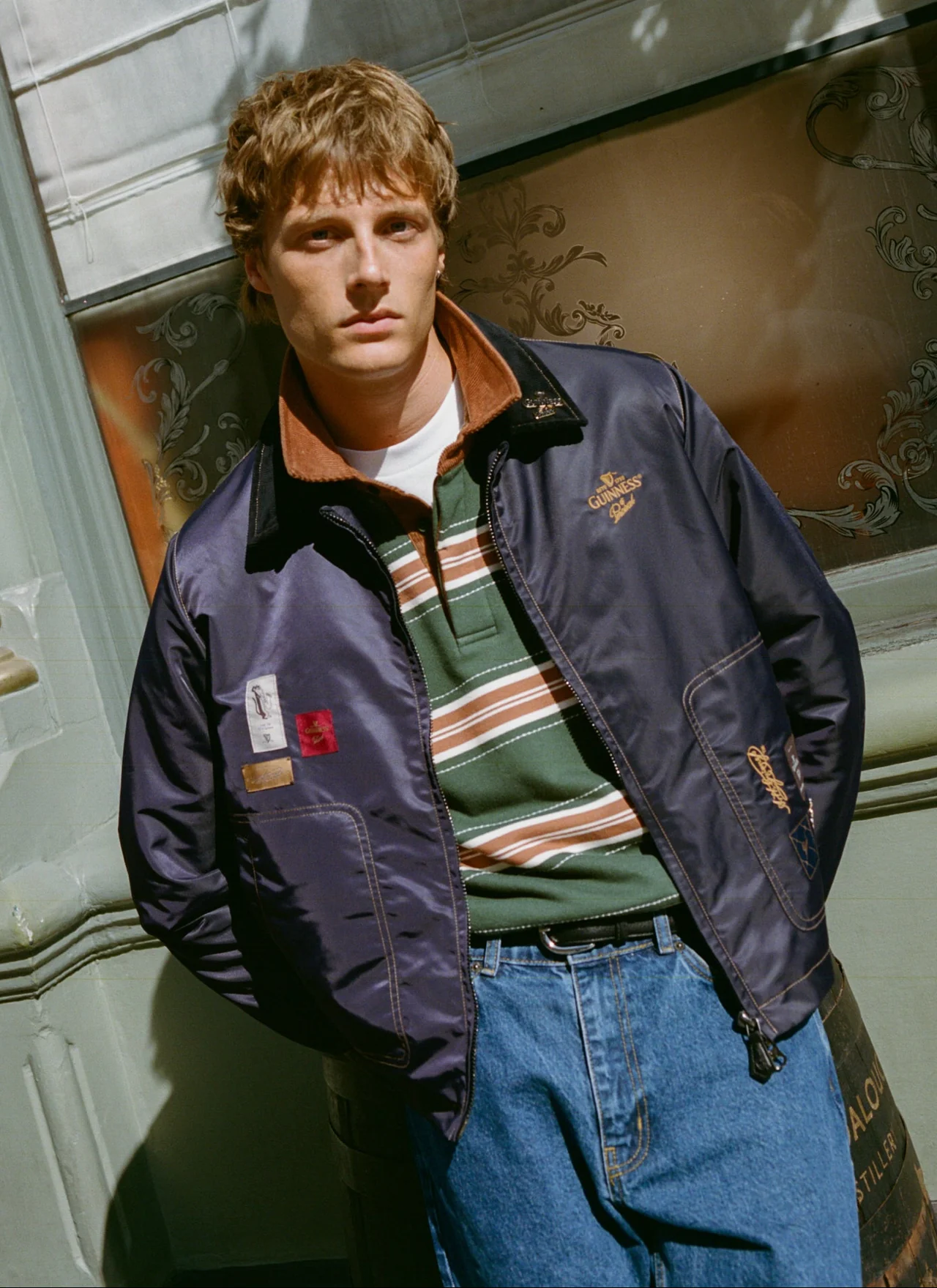 Guinness x Percival Patchwork Embroidered Jacket