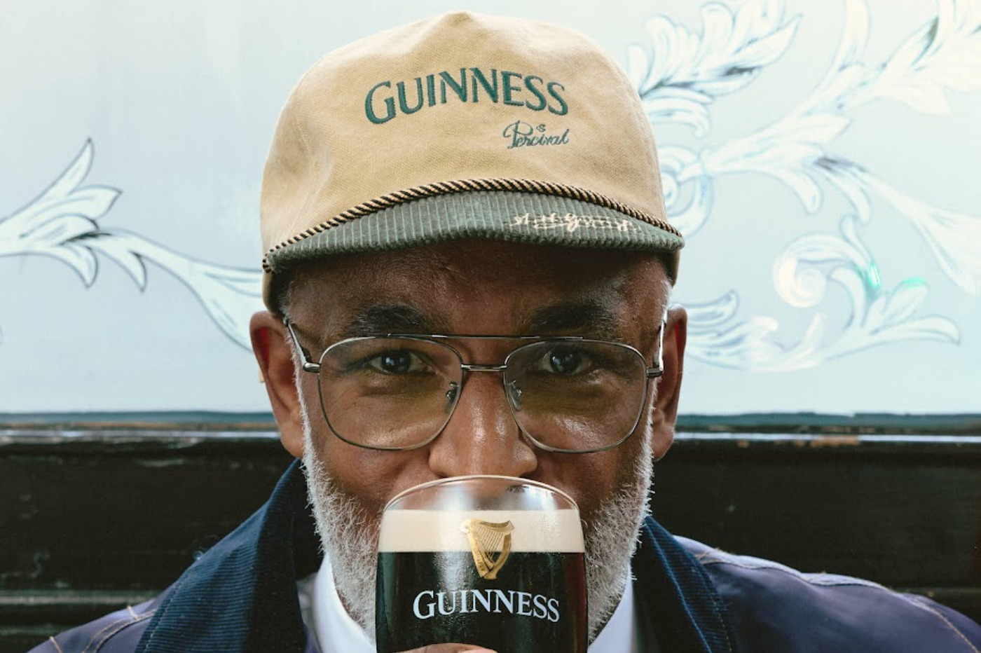 Guinness x Percival Embroidered Short Peak Cap