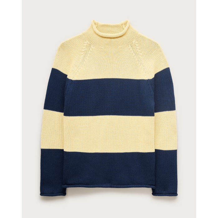 J. Crew 1988 Rollneck Sweater in Rugby Stripe
