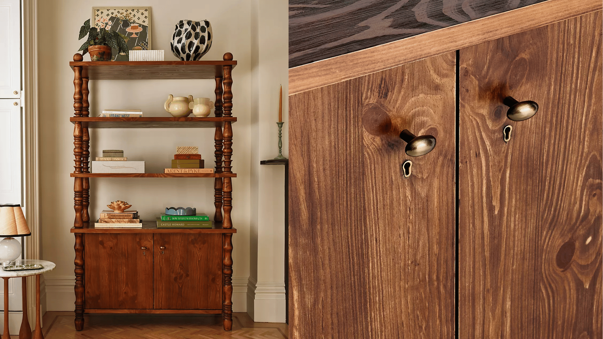 Anthropologie Spindle Bookcase 