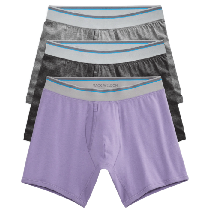 Mack Weldon 3-Pack 18-Hour Jersey Boxer Briefs