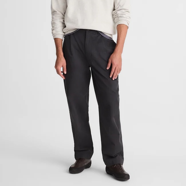 Madewell Pleated Chino Pants in Uniform Twill