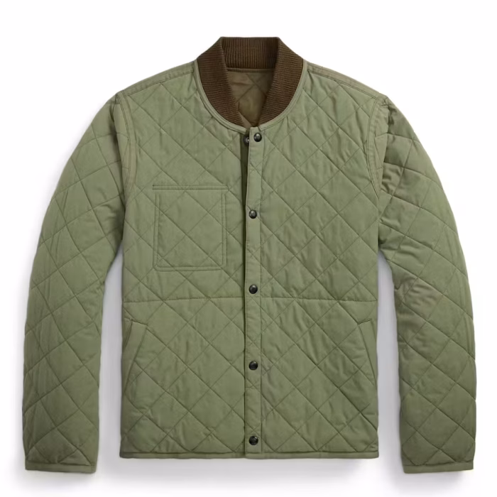RRL Quilted Reversible Edmund Bomber Jacket