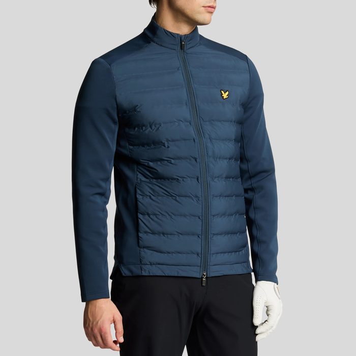 Lyle & Scott Hybrid Quilted Full Zip Golf Jacket