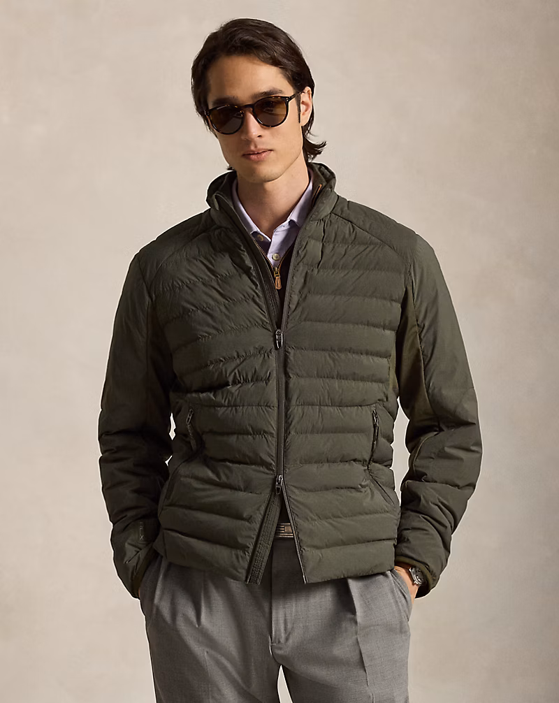 Quilted Mockneck Jacket