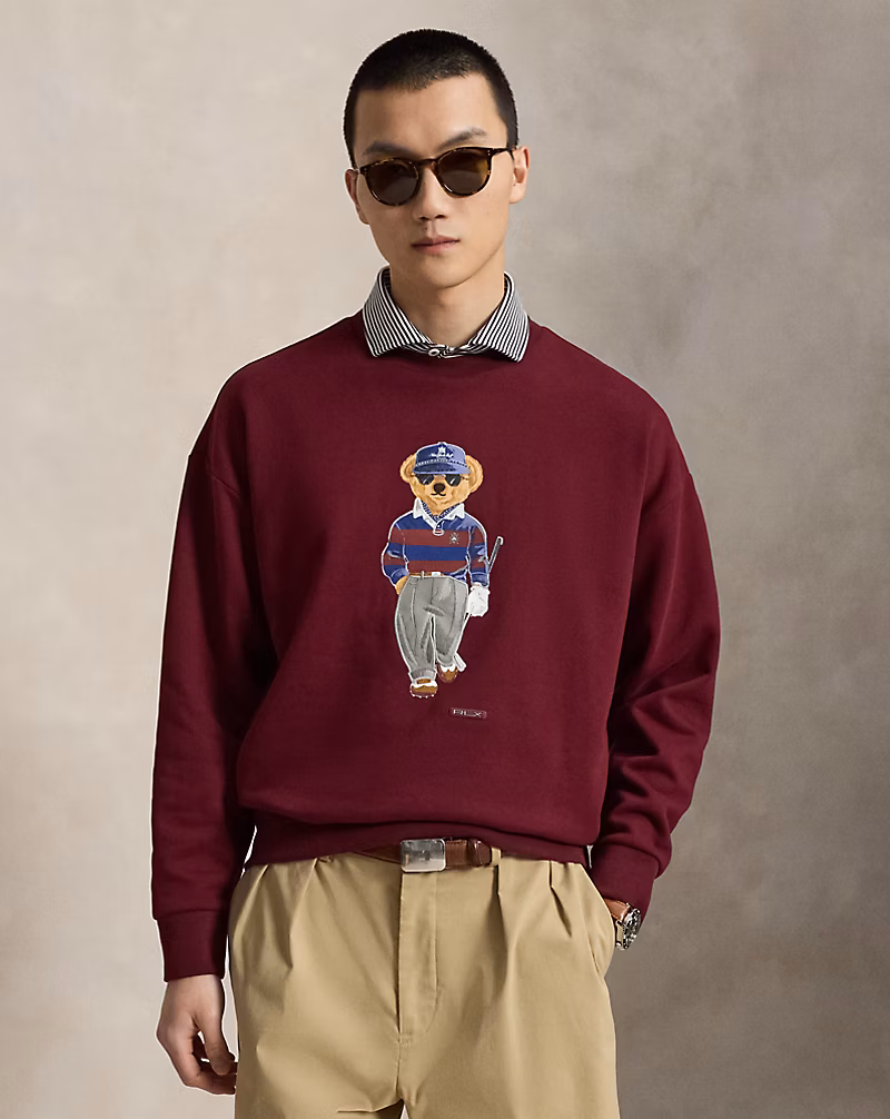Relaxed Fit Polo Bear Sweatshirt